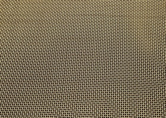 Lưới dệt bằng đồng thau mật độ cao Vải lưới kim loại dệt để lọc tốt