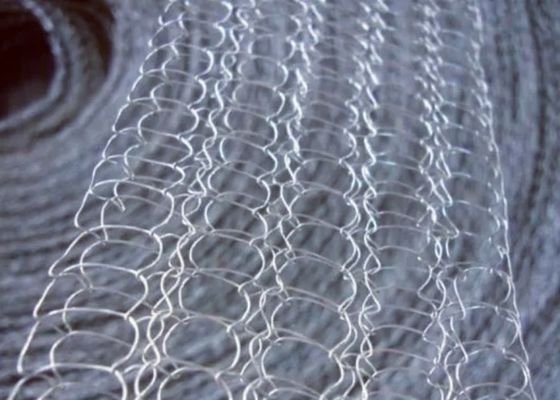 201 Stainless Steel Knitted Wire Mesh được sản xuất dưới dạng đệm phẳng và bộ lọc hình trụ