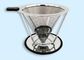 Bộ lọc cà phê bằng thép không gỉ bằng kim loại hợp vệ sinh có thể tái sử dụng Đường kính ngoài 89mm-220mm