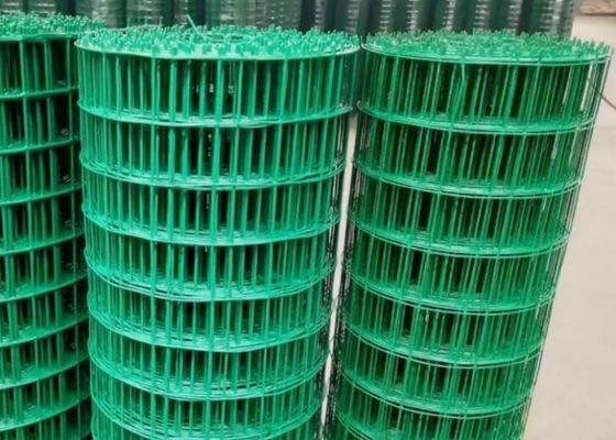 3Fts Green Pvc Coated Wire Mesh Hàng rào Rolls Wire Garden Hàng rào Roll Rustproof