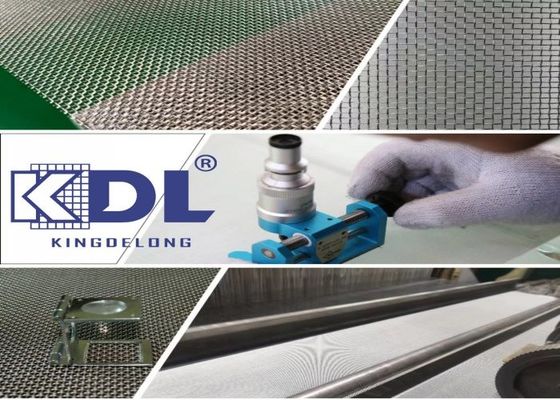 Chất lượng cao SS304 316 Stainless Steel Square Metal Woven Sieving Screen Filter Netting