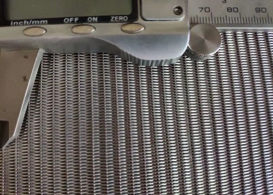 Vải lưới dệt bằng thép không gỉ dệt kiểu Hà Lan trơn AISI304 Không gỉ