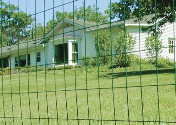 Green Coated 0,35mm-6mm Wire Mesh Roll Weld Wire Mesh Rào chắn Rolls Anti Aging