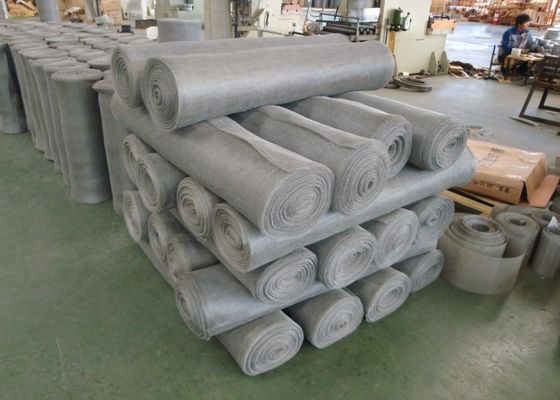 80mm High Strength Knitted Wire Mesh cho dập tắt và làm sạch các thành phần ô tô