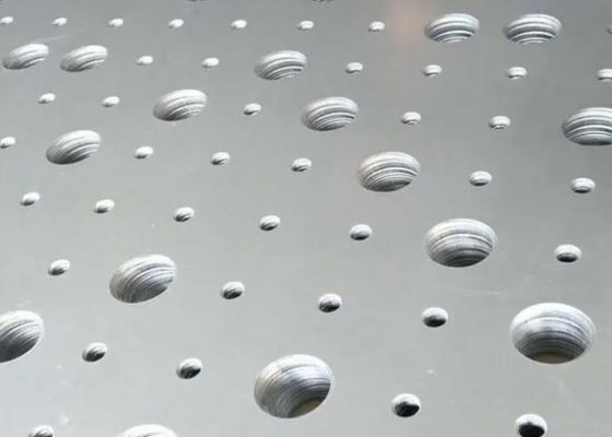 0.2mm-10mm Độ dày thép không gỉ Bảng kim loại đâm với mẫu lỗ tùy chỉnh cho thiết bị công nghiệp & bộ lọc