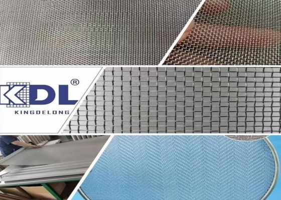 Chất lượng cao SS304 316 Stainless Steel Square Metal Woven Sieving Screen Filter Netting