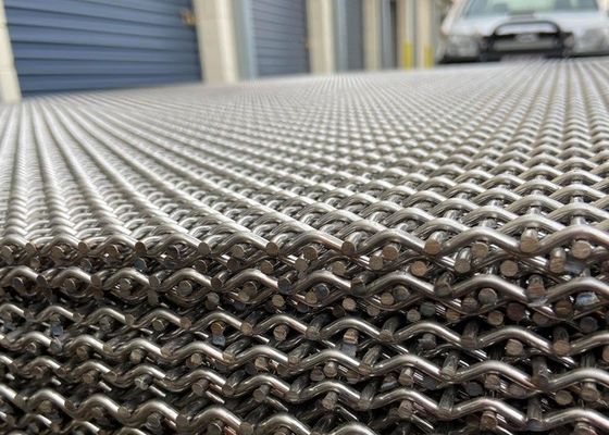Màn hình lưới sợi thép không gỉ phủ epoxy màu đen với khả năng chống ăn mòn cao cho các ứng dụng khác nhau