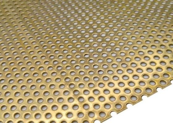 Lưới kim loại đục lỗ có hình dạng lỗ tùy chỉnh và xử lý bề mặt