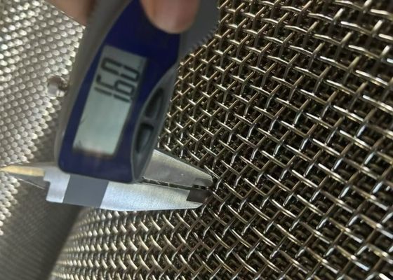 Loại dệt Loại dệt đơn giản Stainless Steel Wire Mesh Screen for Acid/Alkali Screening and Filtering Width 0.03m-6.5m