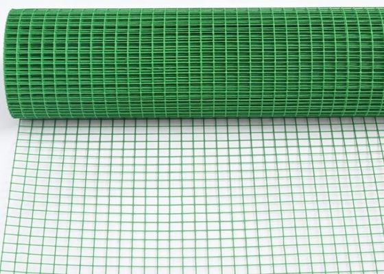 Lưới thép hàn lỗ vuông phủ PVC với kích thước lỗ 1/4'' 3/8'' và 3/4'' dùng cho lồng bảo vệ và chuồng nuôi
