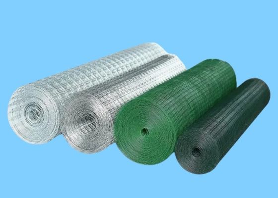 Lưới thép hàn lỗ vuông phủ PVC với kích thước lỗ 1/4'' 3/8'' và 3/4'' dùng cho lồng bảo vệ và chuồng nuôi