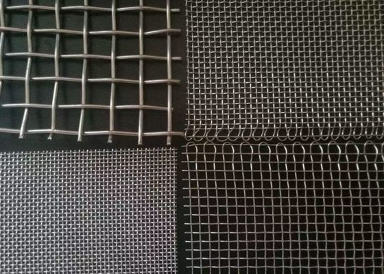Epoxy được phủ đá mỏ thép không gỉ màn hình dệt với chuẩn bị cạnh Selvage và sức bền kéo cao