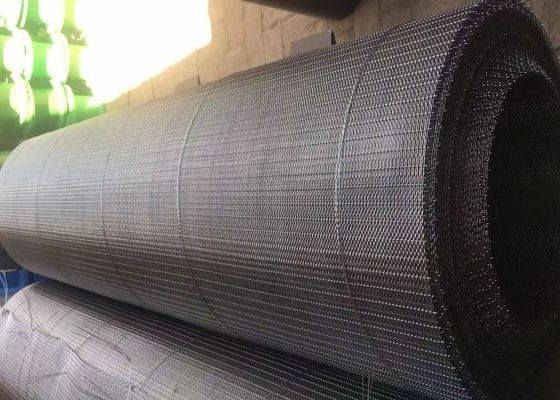 Epoxy được phủ đá mỏ thép không gỉ màn hình dệt với chuẩn bị cạnh Selvage và sức bền kéo cao