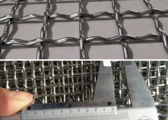Màn hình sợi dệt bền Chất thép không gỉ có nét niken thấp cho hạt than