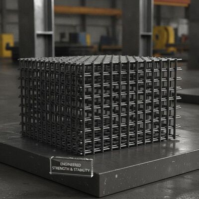 Mạng lưới 12 trên 12 Thép cao carbon hình chữ nhật được thiết kế để cung cấp sức mạnh và sự ổn định đặc biệt trong công nghiệp