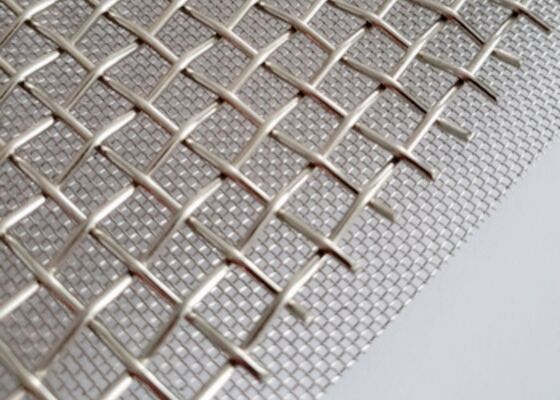 Crimped Wire Mesh Woven Wire Mesh Screen được thiết kế với vải đơn giản và vải tròn cung cấp hiệu suất trong công nghiệp