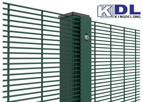 Tấm lưới an ninh chống leo trèo 358 Lưới dây xanh phủ Pvc 2,7m 3,0m