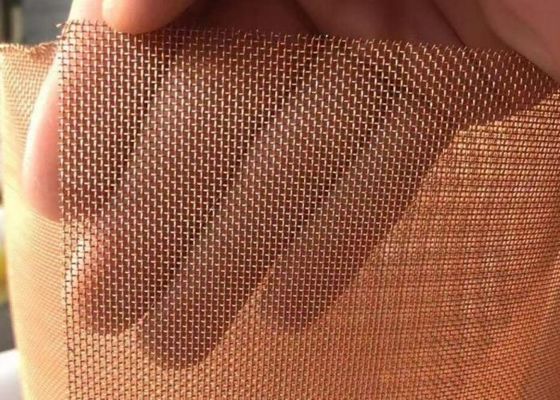 Hiệu quả che chắn Màn hình lưới dệt bằng đồng 200hz-5000hz 99,99% nguyên chất
