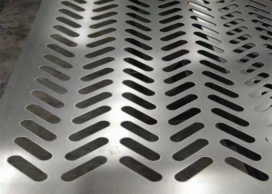 Tấm lưới đục lỗ Anodizing bằng thép không gỉ Chiều dài 0,5m-6m Bao bì carton