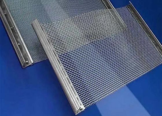 Long khe cắm cao carbon thép lưới thép mangan và thép không gỉ rung màn hình lưới cho cao mặc kháng