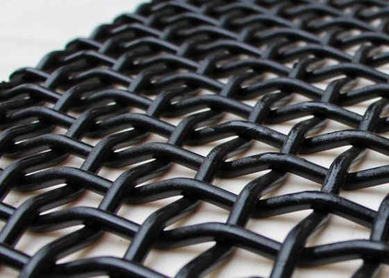 Màn hình lưới dây dệt chống ăn mòn với lưới vuông cho màn hình rung kiểu móc 30 ° 180 °
