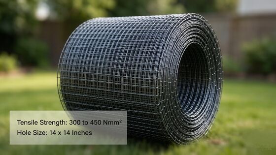 Các cuộn lưới hàn galvanized với hàn điện và sức bền kéo 300 ∼ 450 N/mm2 cho hàng rào sân