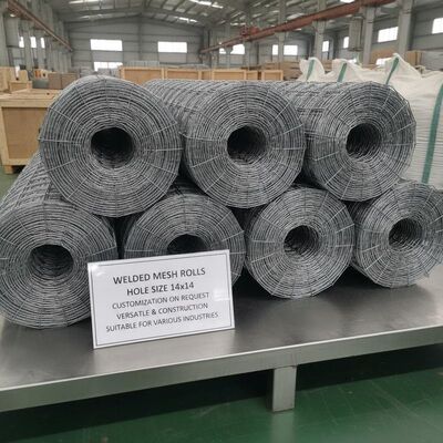 Kích thước lỗ 14 x 14 Tùy chỉnh cuộn lưới hàn theo yêu cầu Đa năng và xây dựng Thích hợp cho các ngành công nghiệp khác nhau
