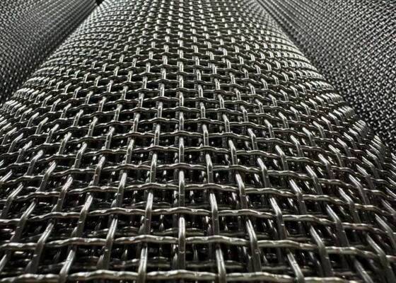 Lưới thép không gỉ được bấm sẵn với các lỗ vuông cho các ứng dụng công nghiệp và kiến trúc hạng nặng
